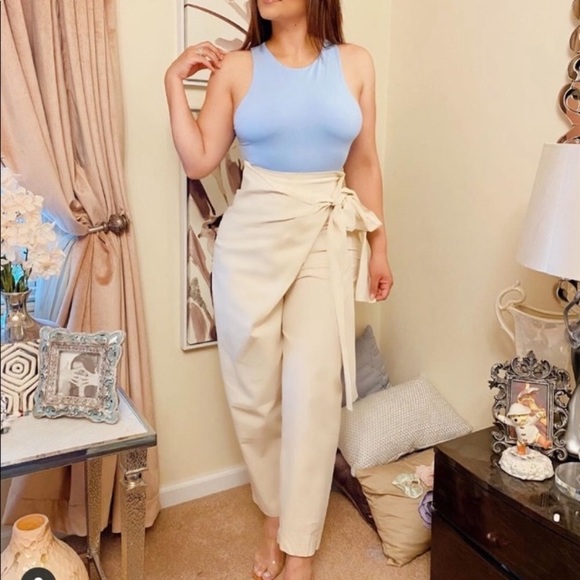 NWT Zara Tied Pareo Pants - Picture 4 of 6